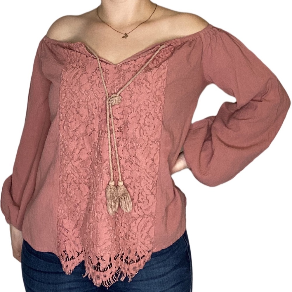 Off the shoulder shirt